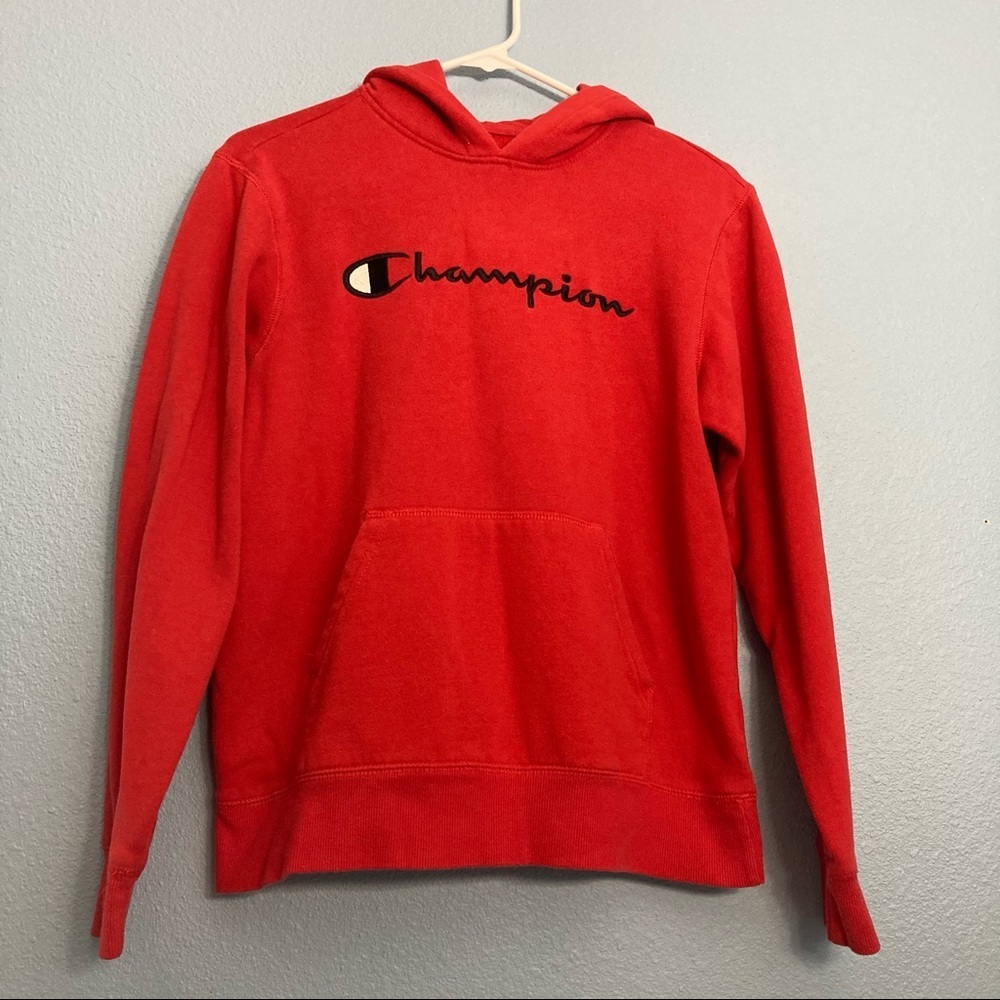 Champion Hoodie - Red - Medium